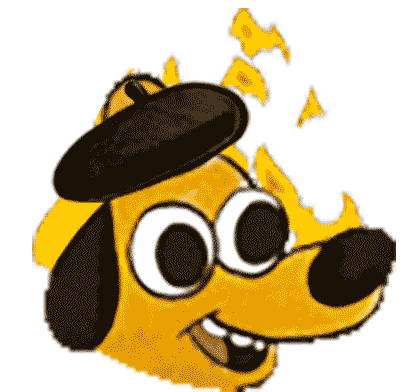 Burning Dog